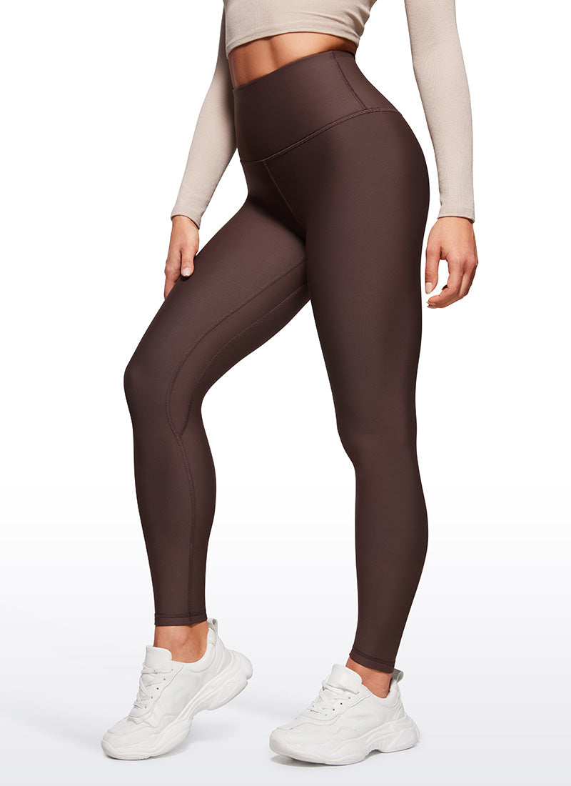 Legging doublé en molleton thermique 28 '' - Ceinture sans couture