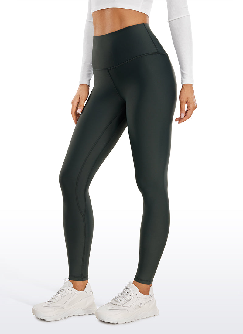 Leggings doublés en polaire thermique 28''