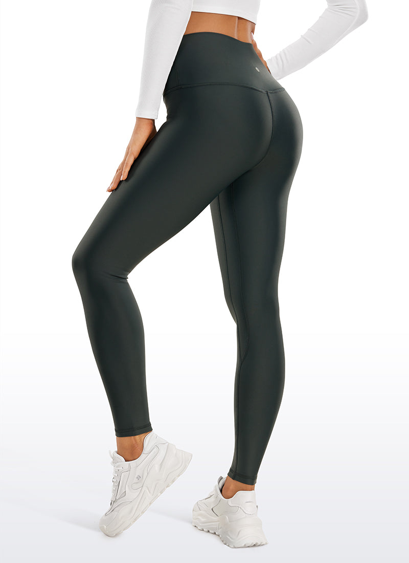 Leggings doublés en polaire thermique 28''