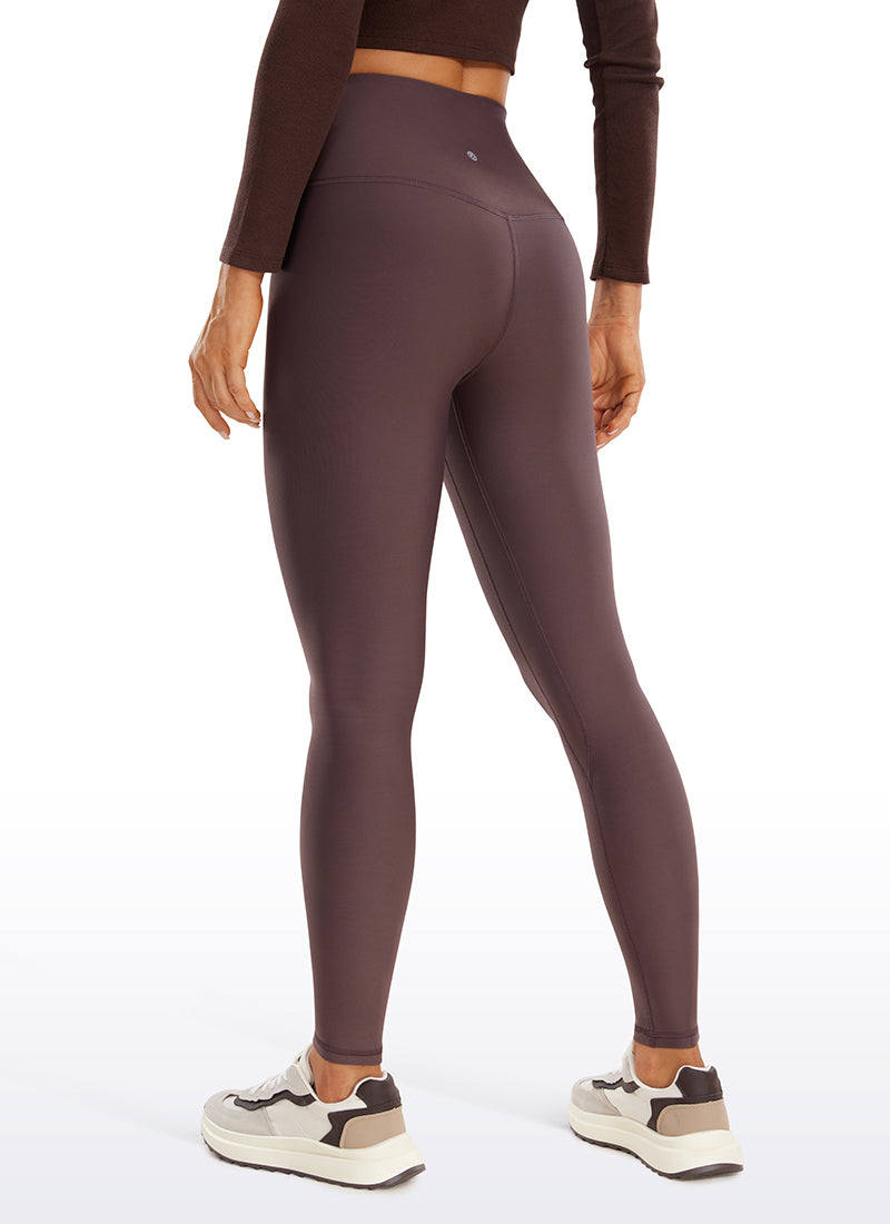 Leggings doublés en polaire thermique 28''