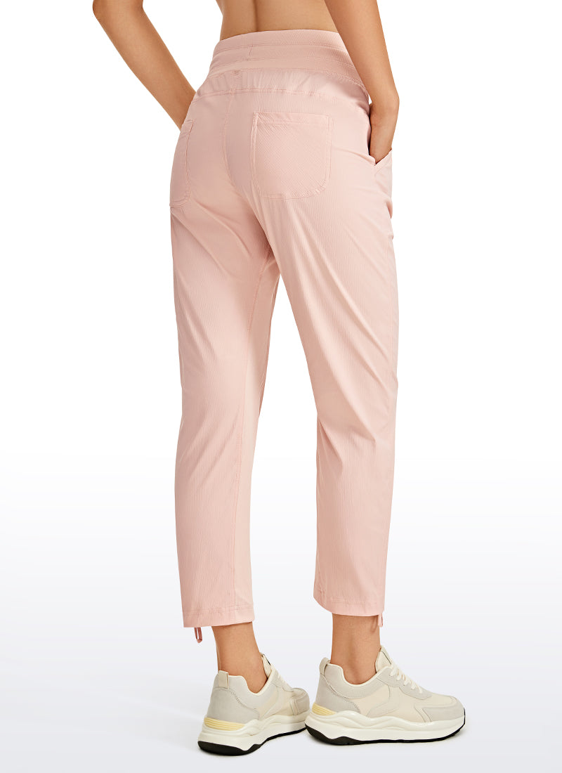 Striped Pants with Pockets 25''- Cinched Leg