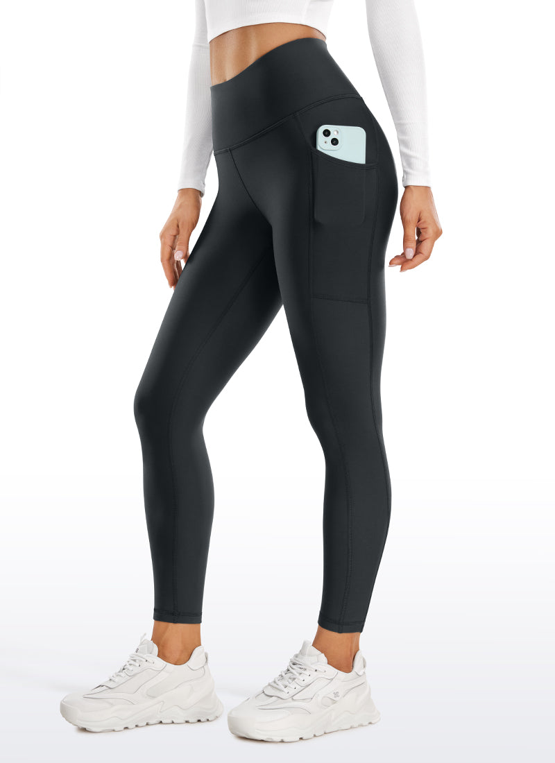 Mit Thermofleece gefütterte Leggings mit Tasche II, 25''