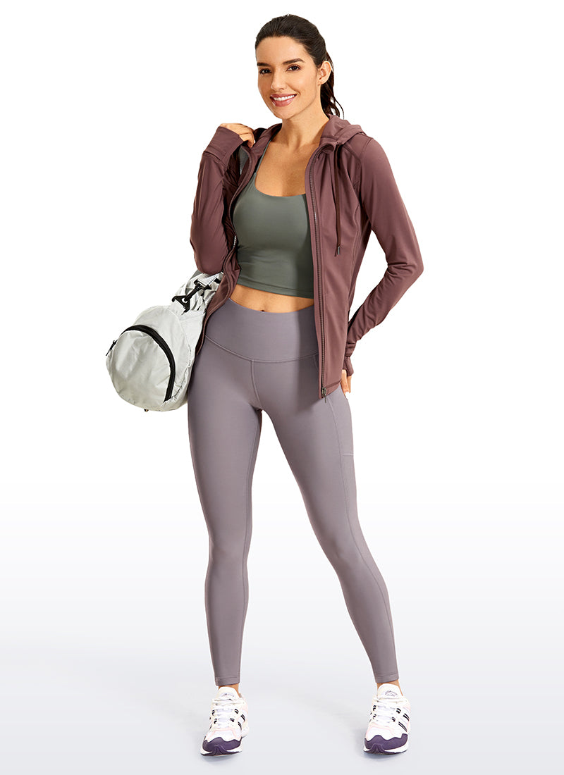 Mit Thermofleece gefütterte Leggings mit Tasche II, 25''