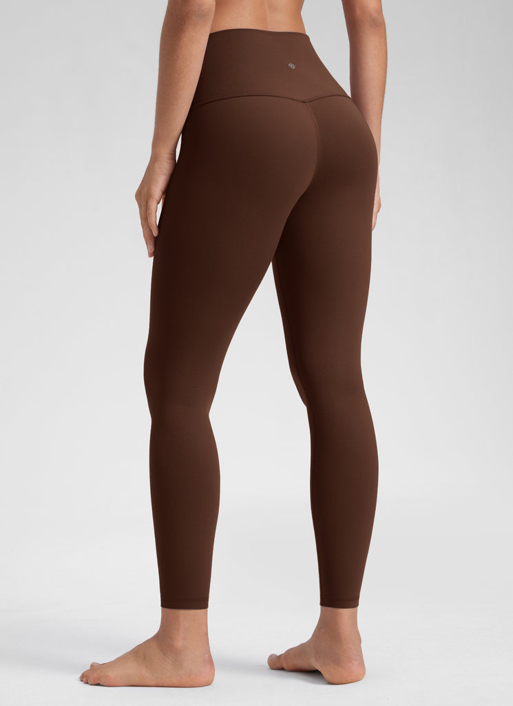 CRZ YOGA Women's Yoga Lounge High Rise Butterluxe Yoga Leggings 25'' Lava Brown