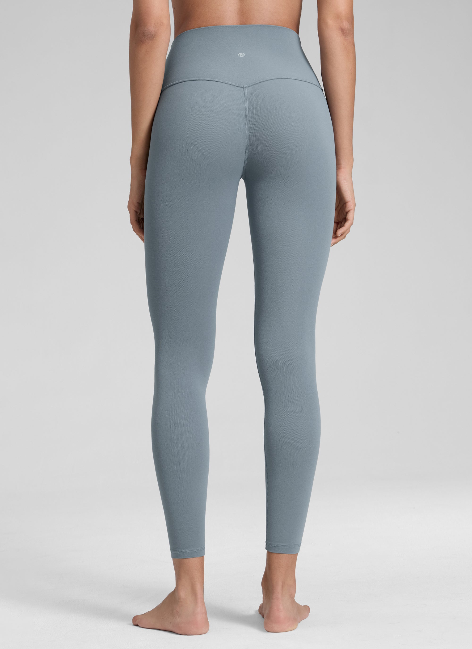 CRZ YOGA נשים טייץ יוגה Butterluxe בגזרה גבוהה Yoga Lounge באורך 64 ס"מ - כחול בלגי