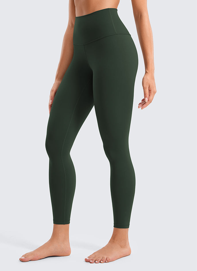 CRZ YOGA Women's Yoga Lounge High Rise Butterluxe Yoga Leggings 25'' Legend Green