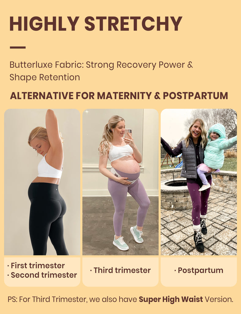 CRZ YOGA Women's Yoga Lounge High Rise Butterluxe Yoga Leggings 28'' Hibiscus Purple