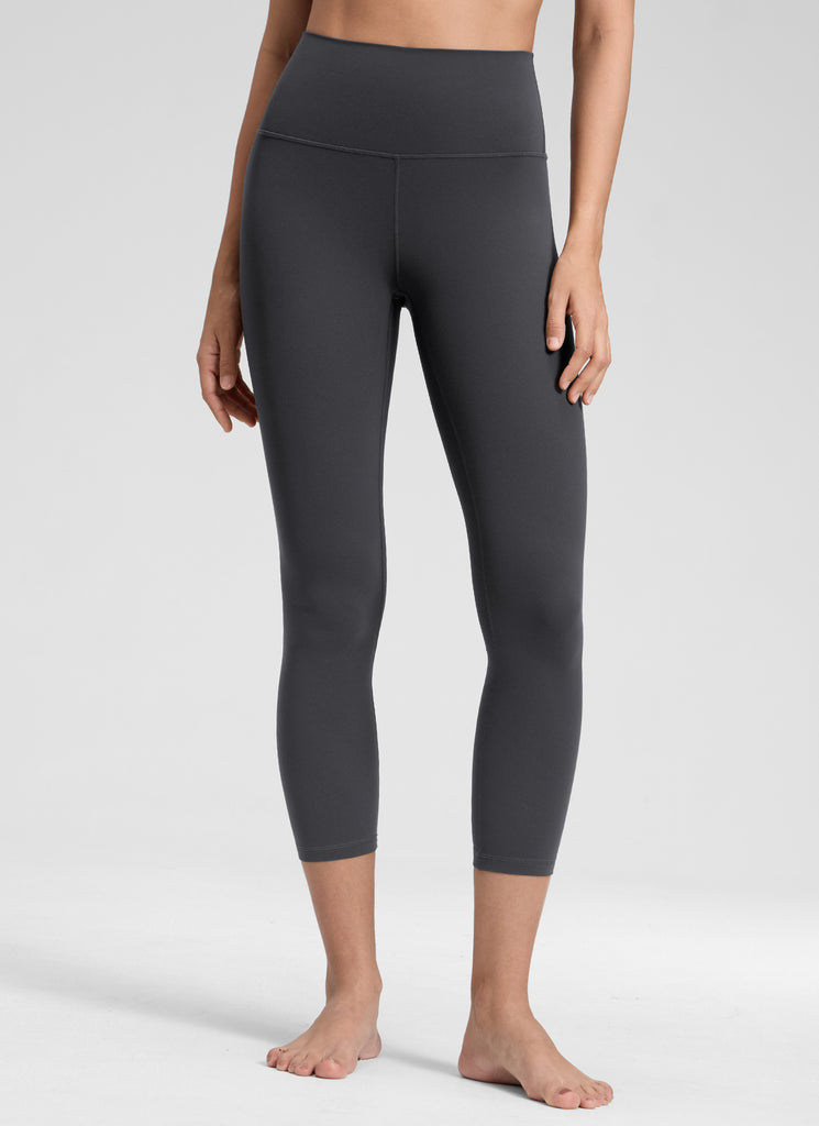 CRZ YOGA Women's Yoga Lounge High Rise Butterluxe Yoga Leggings 23'' Mysterious Grey