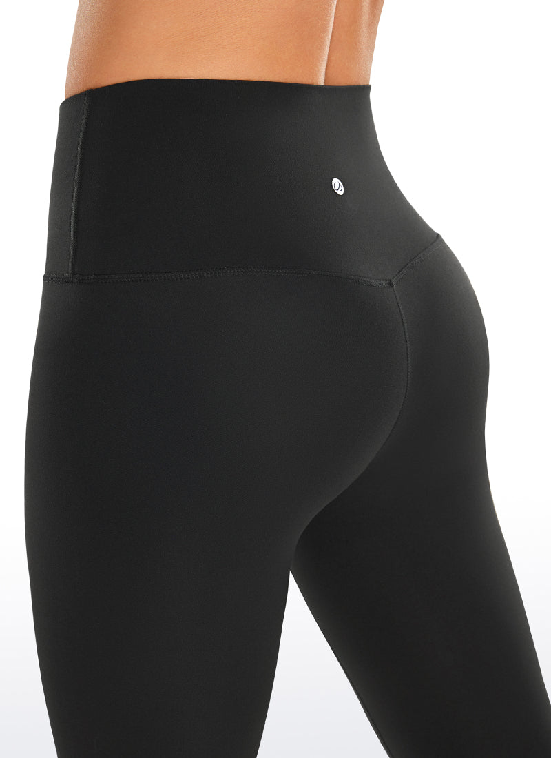 CRZ YOGA Women's Yoga Lounge High Rise Butterluxe Yoga Leggings 17'' Black
