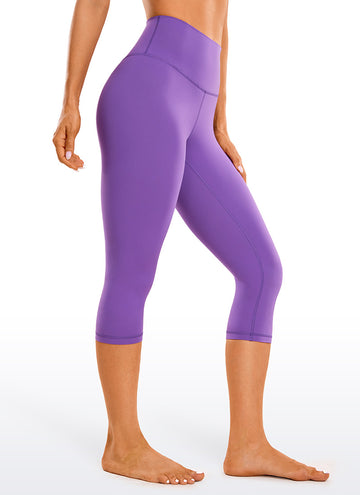 CRZ YOGA Women's Yoga Lounge High Rise Butterluxe Yoga Leggings 19'' Royal Lilac