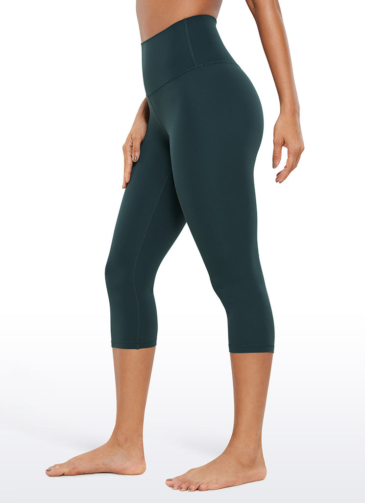 CRZ YOGA Women's Yoga Lounge High Rise Butterluxe Yoga Leggings 19'' Grey Sage