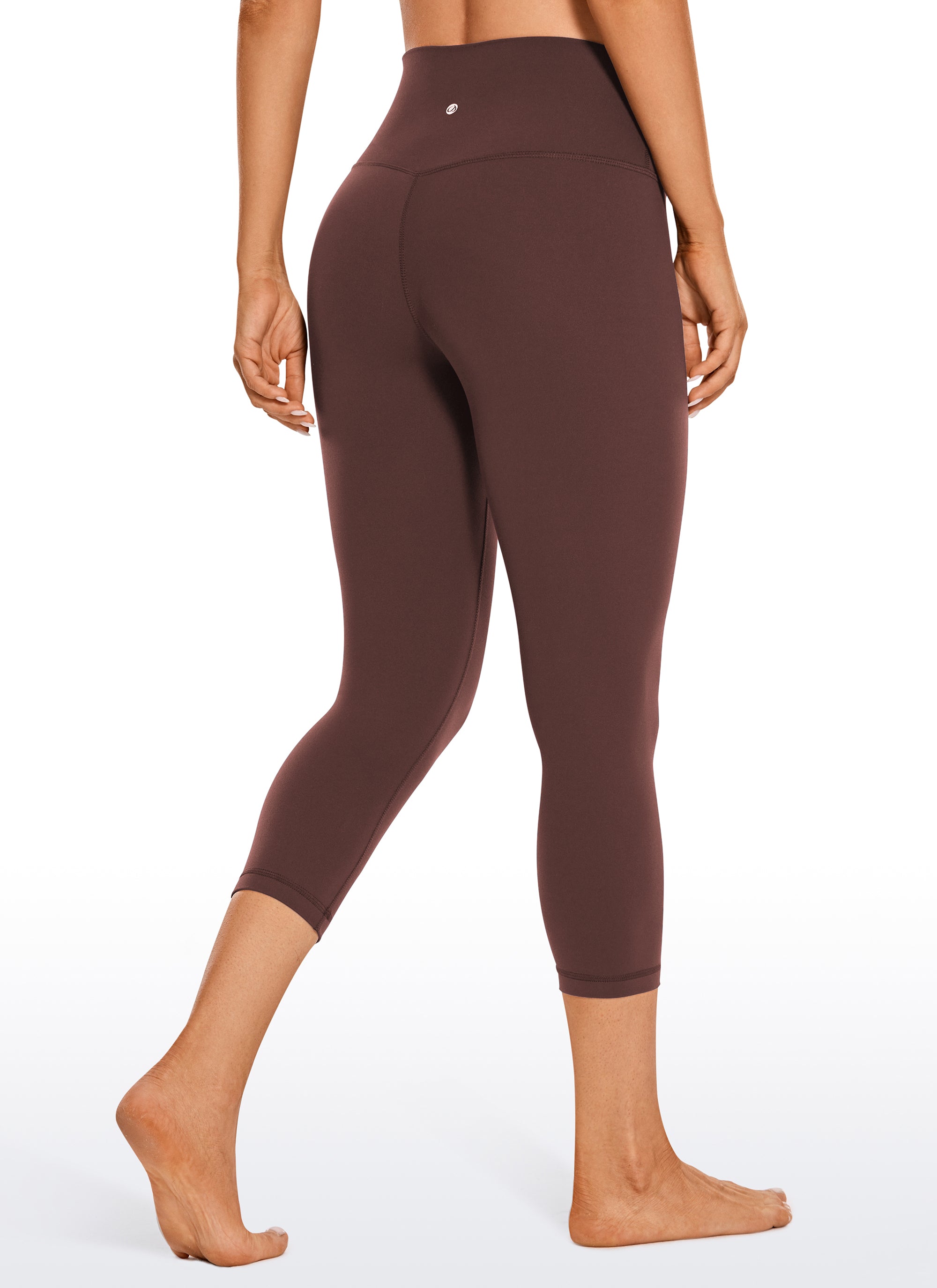 CRZ YOGA Women's Yoga Lounge High Rise Butterluxe Yoga Leggings 21'' Taupe