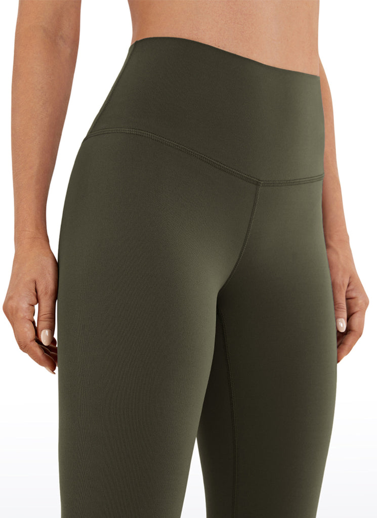 CRZ YOGA Women's Yoga High Rise Butterluxe Ankle Leggings 26.5'' Olive Green