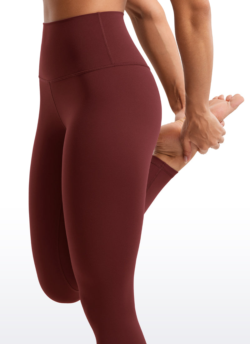 CRZ YOGA Women's Yoga Lounge High Rise Butterluxe Yoga Leggings 28'' Noctilucence Red