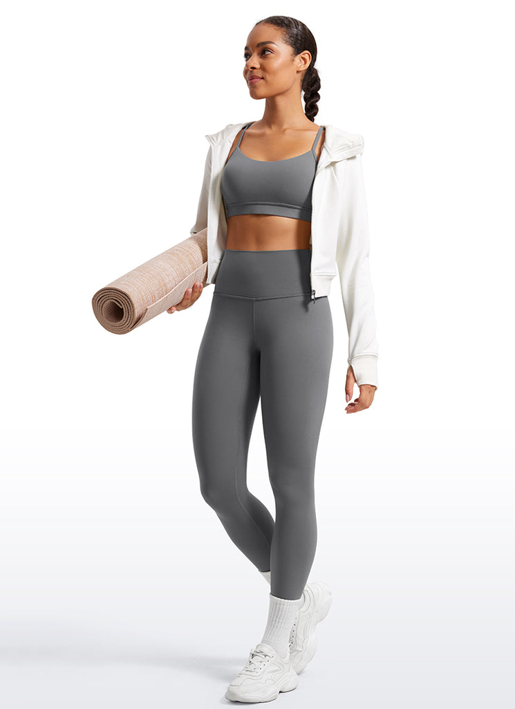 CRZ YOGA Women's Yoga Lounge High Rise Butterluxe Yoga Leggings 28'' Velvet Dust