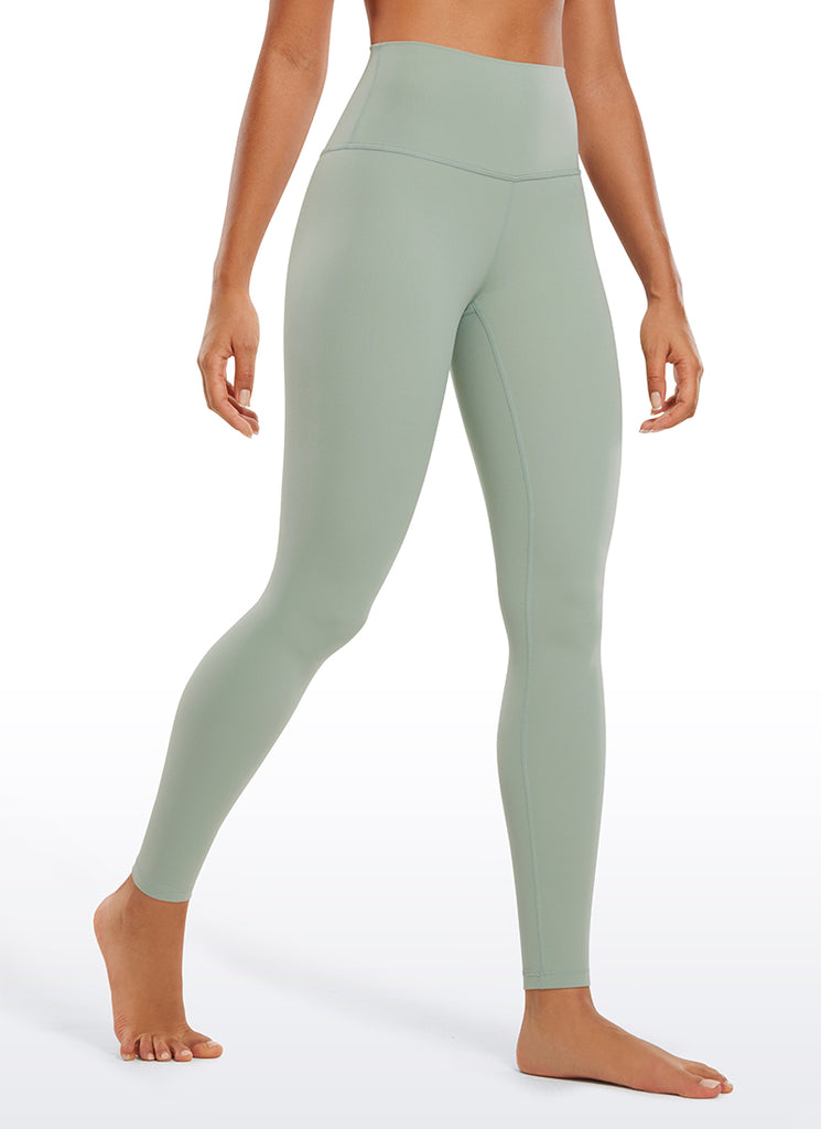 CRZ YOGA Women's Yoga Lounge High Rise Butterluxe Yoga Leggings 28'' Lava Smoke Grey