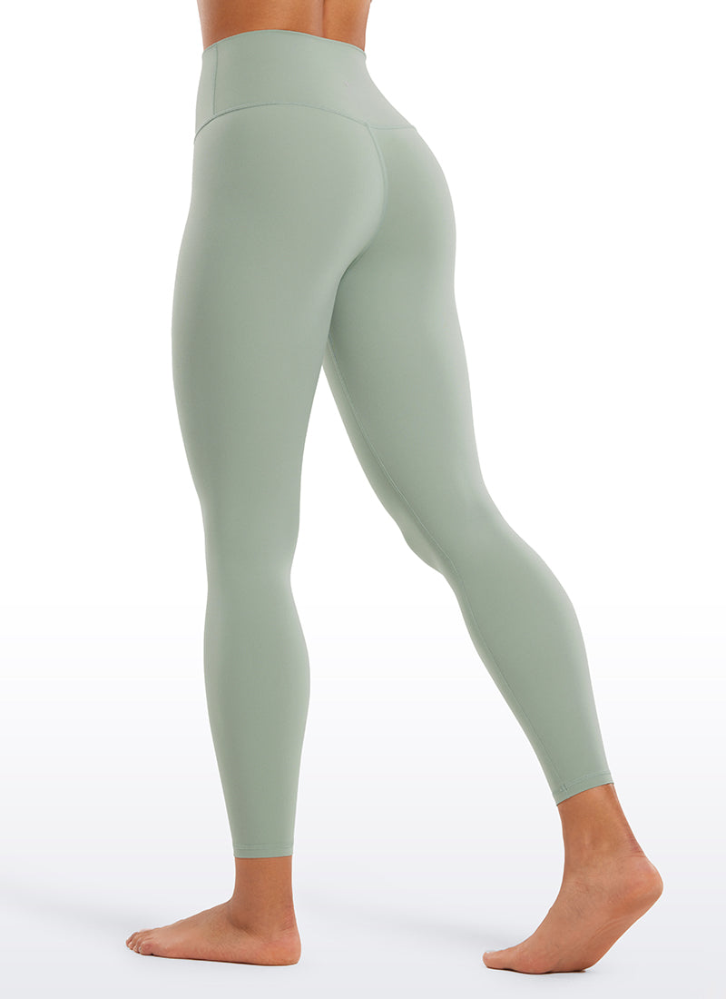 CRZ YOGA Women's Yoga Lounge High Rise Butterluxe Yoga Leggings 28'' Lava Smoke Grey