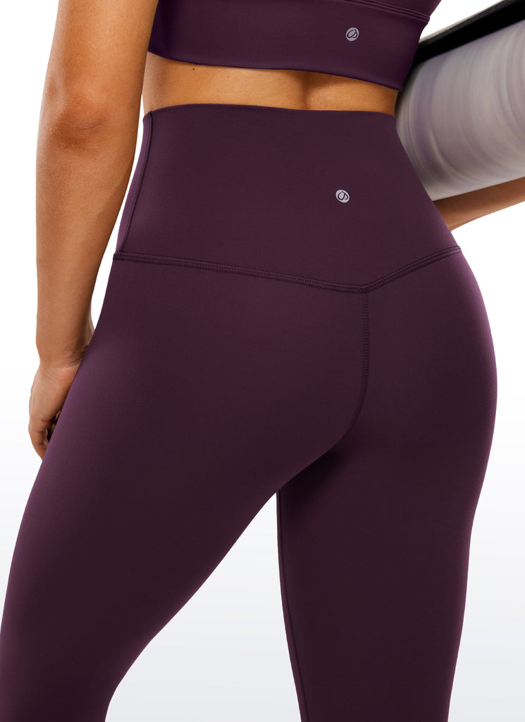 CRZ YOGA Women's Yoga Lounge High Rise Butterluxe Yoga Leggings 30'' Deep Purple