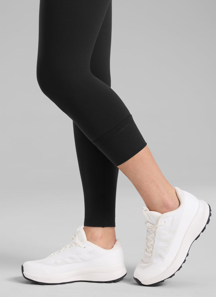 CRZ YOGA Women's Fleece Lined Casual High Rise Legging 28'' Black