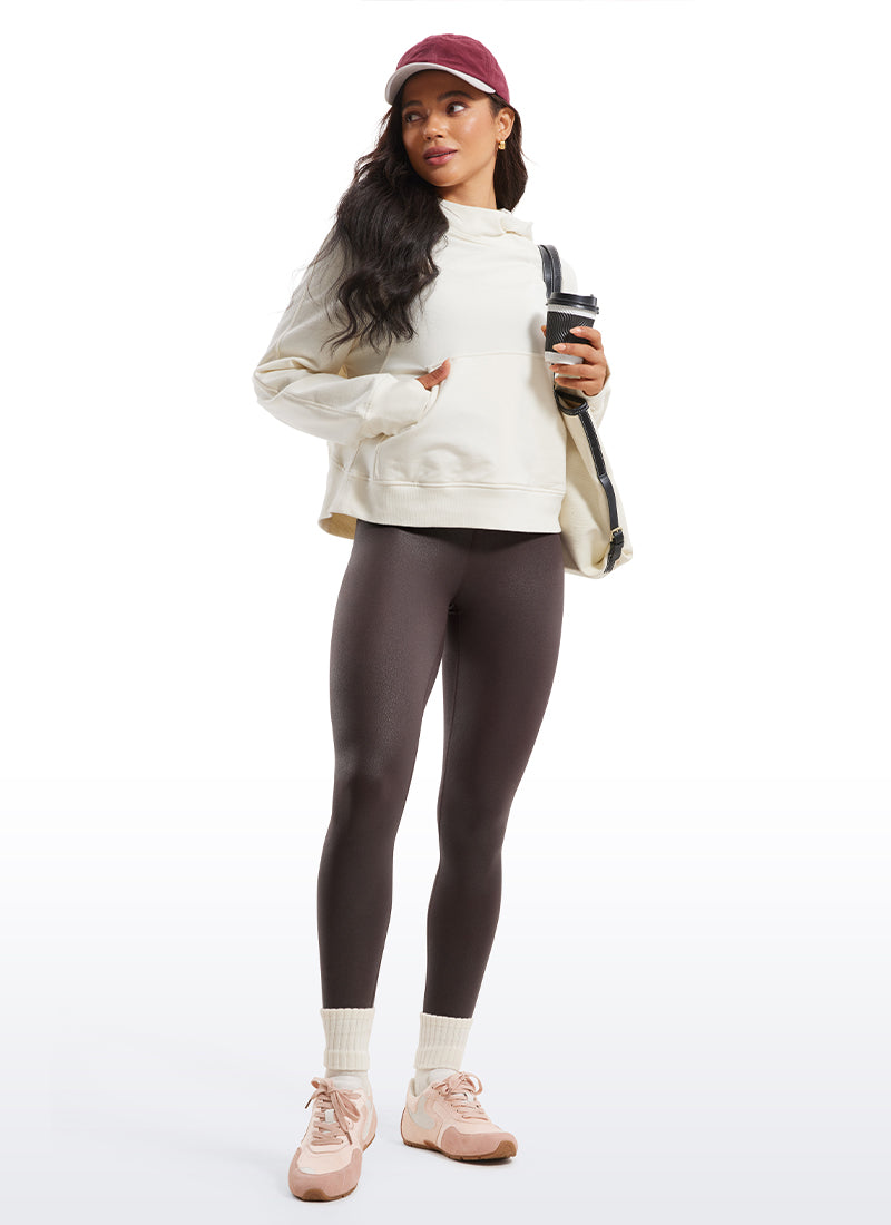 Matte Faux Leather Legging 25''