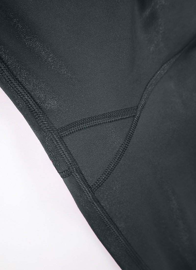 CRZ YOGA Women Butterluxe Matte Faux Leather Leggings 25'' Melanite Classic