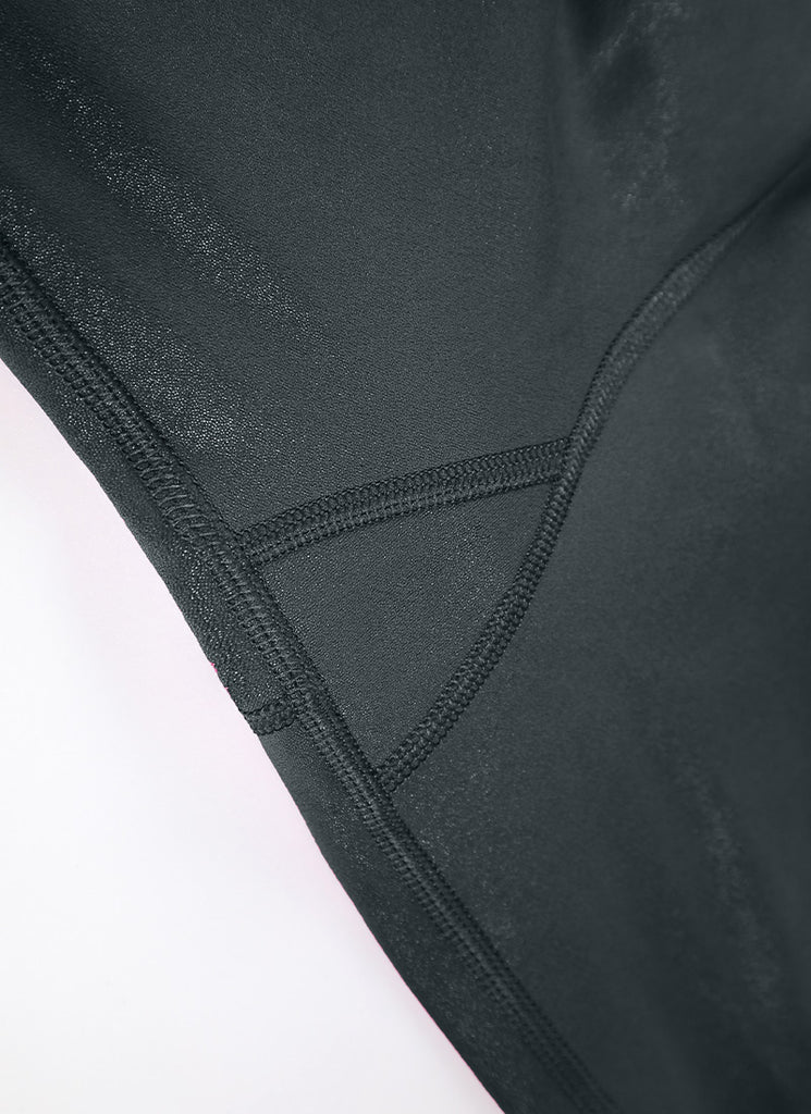 CRZ YOGA Women Butterluxe Matte Faux Leather Leggings 25'' Melanite Classic