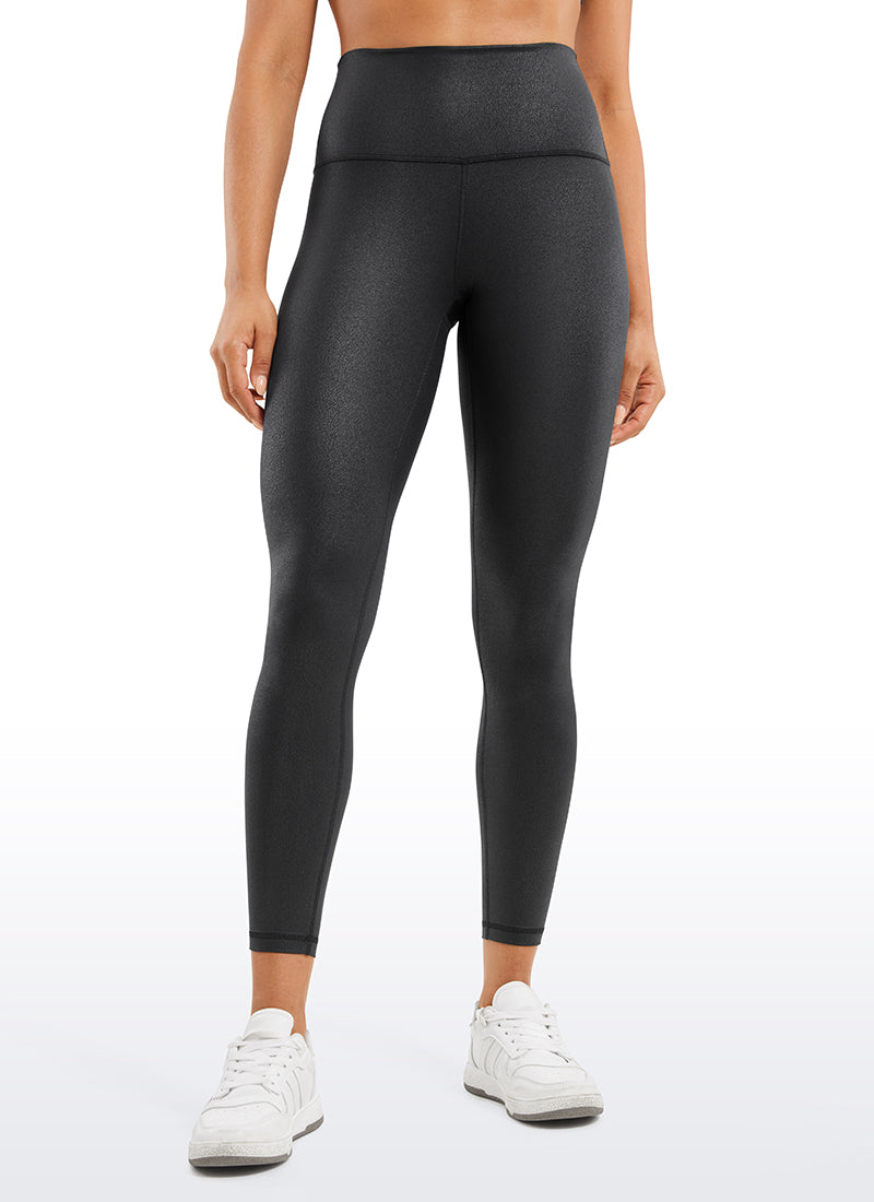 Matte Faux Leather Legging 25''