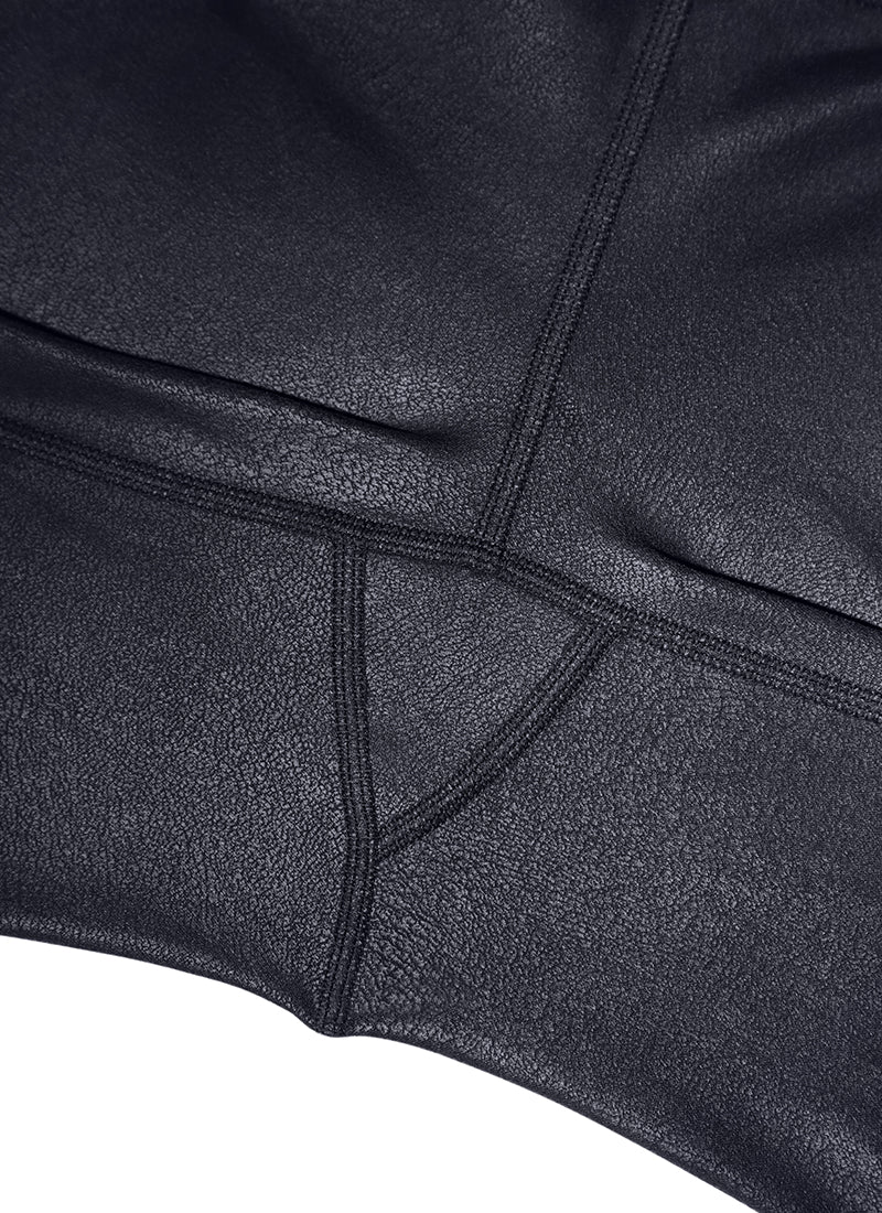 Matte Faux Leather Legging 25''