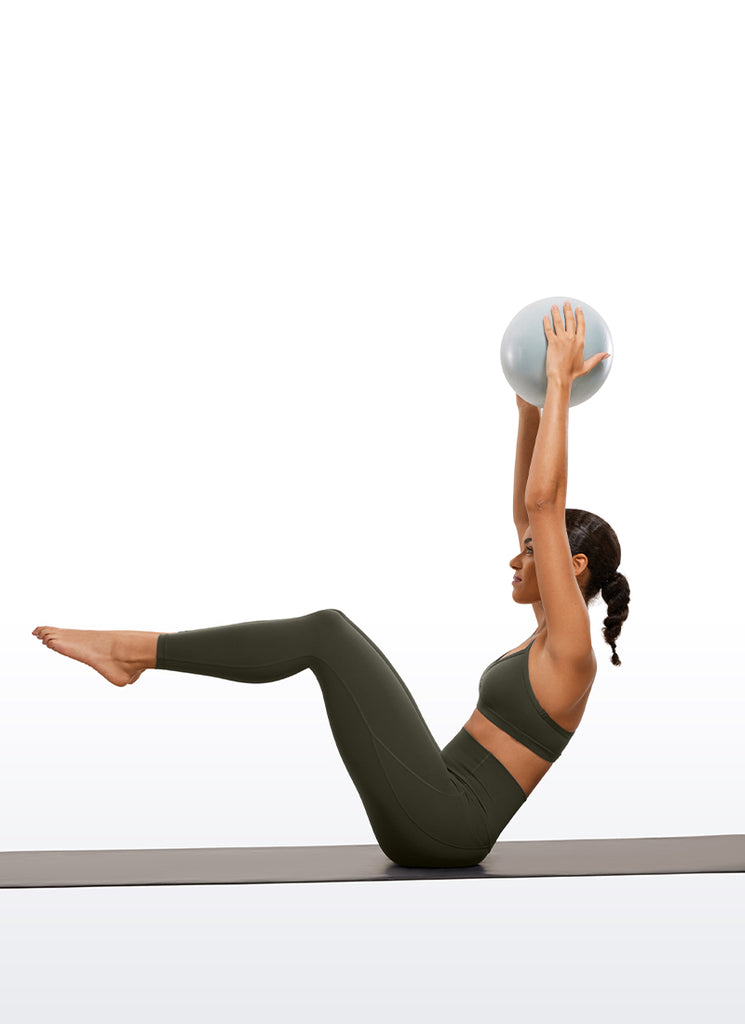 CRZ YOGA Women's Yoga Lounge High Rise Butterluxe Pocket Leggings 25'' Deep Purple