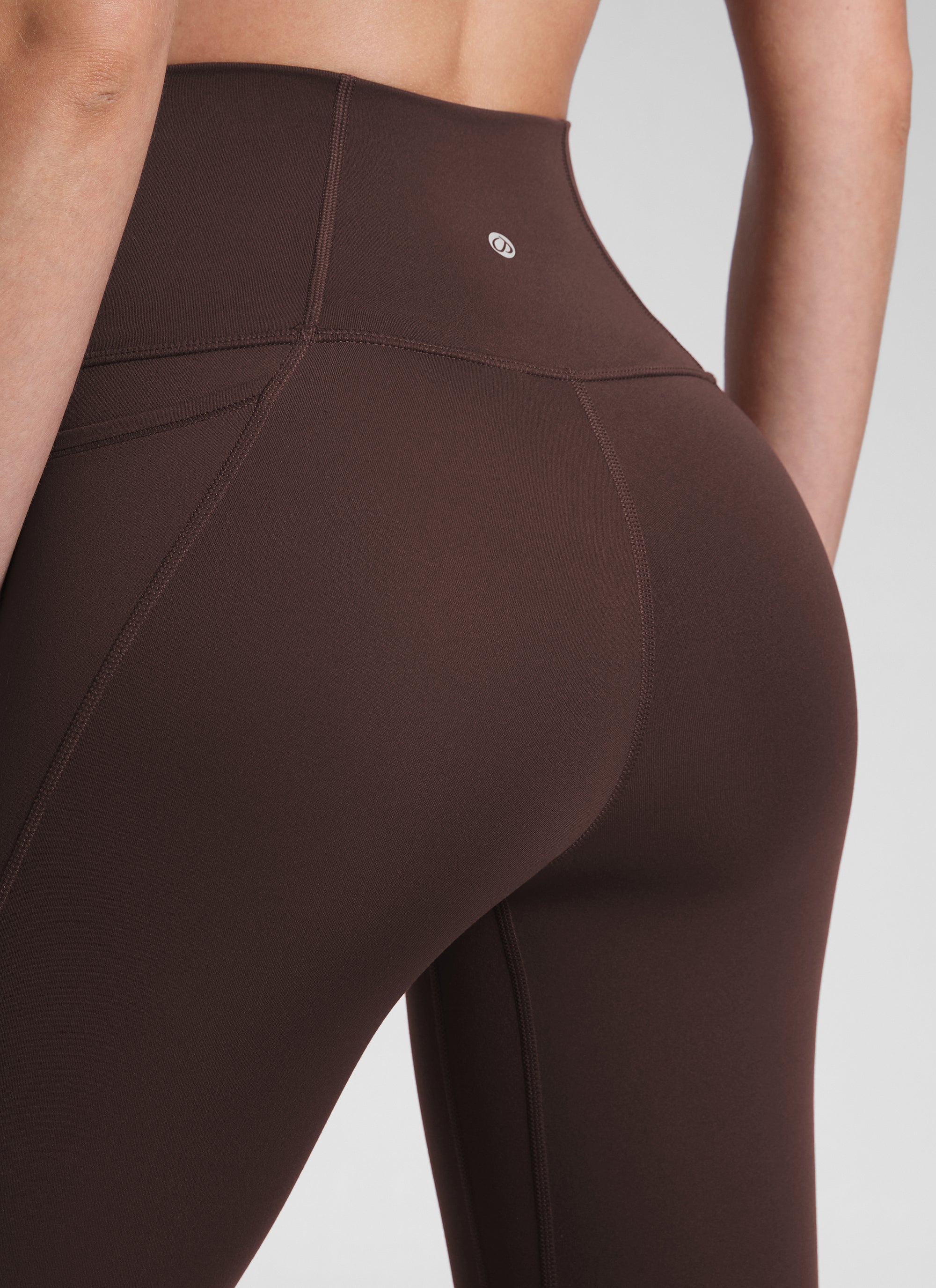 CRZ YOGA Women's Yoga Lounge High Rise Butterluxe Pocket Leggings 25'' Sparkle Blue