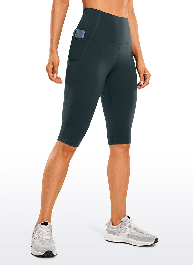CRZ YOGA Women's Butterluxe Knee Length Pockets Capri Leggings 13