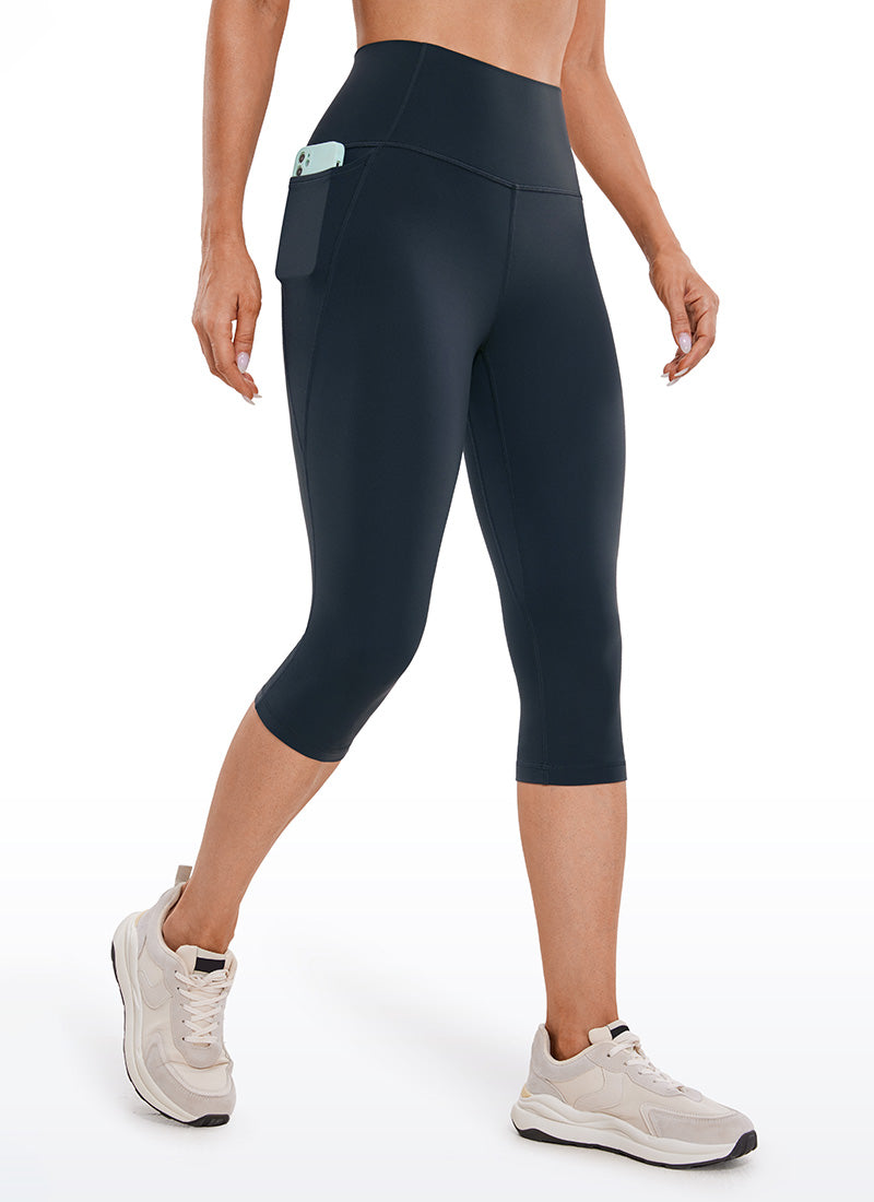 Butterluxe Yoga Pockets Capris Leggings 17''