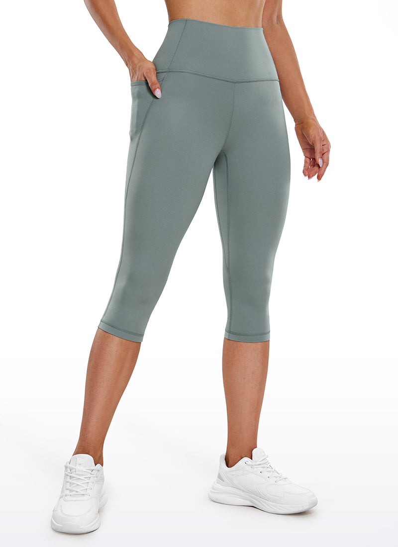 Butterluxe Yoga-Capri-Leggings mit Taschen, 17''