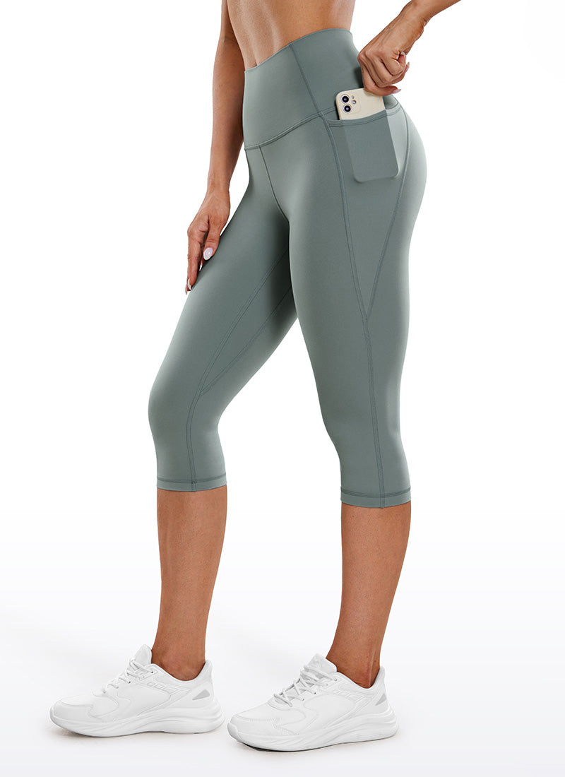 Butterluxe Yoga-Capri-Leggings mit Taschen, 17''