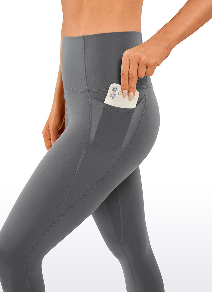 CRZ YOGA Womens Butterluxe Pockets Workout Leggings 28" Briar Rose