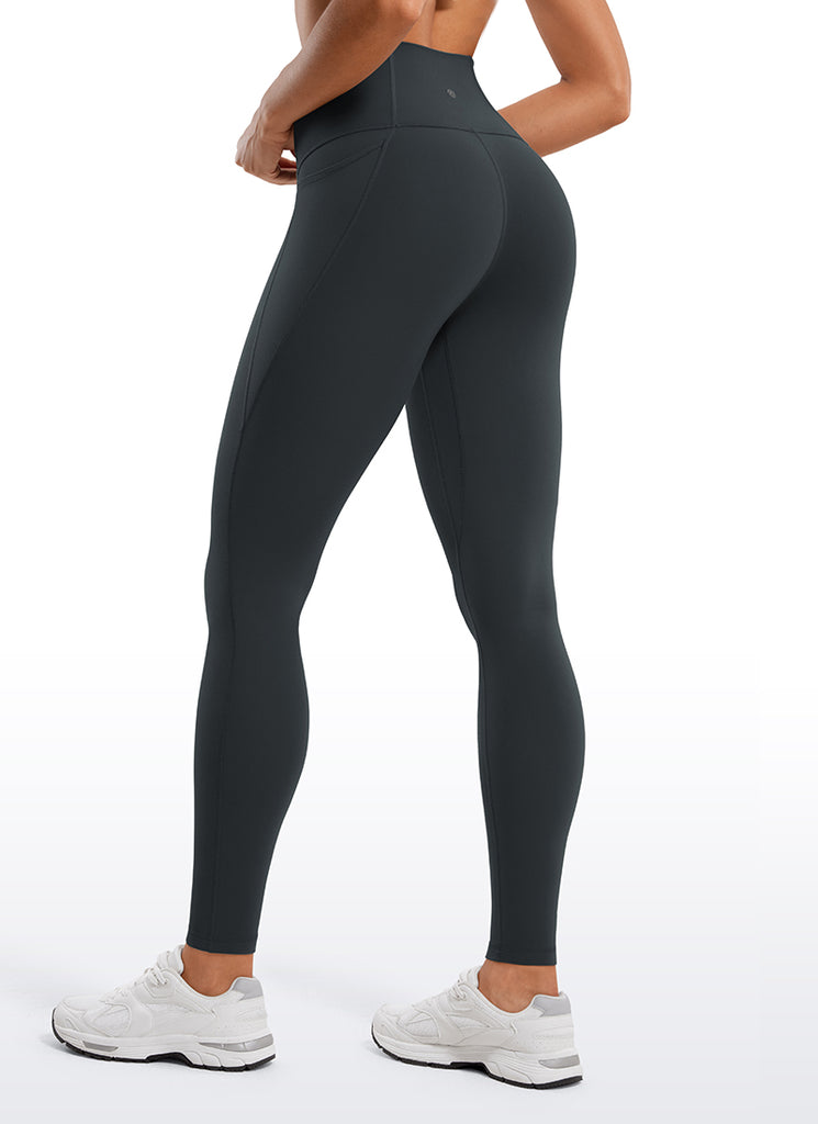 CRZ YOGA Womens Butterluxe Pockets Workout Leggings 28" Melanite