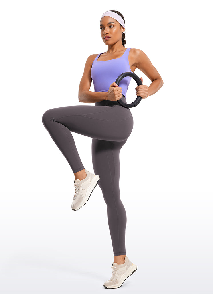 CRZ YOGA Womens Butterluxe Pockets Workout Leggings 28" Tornado