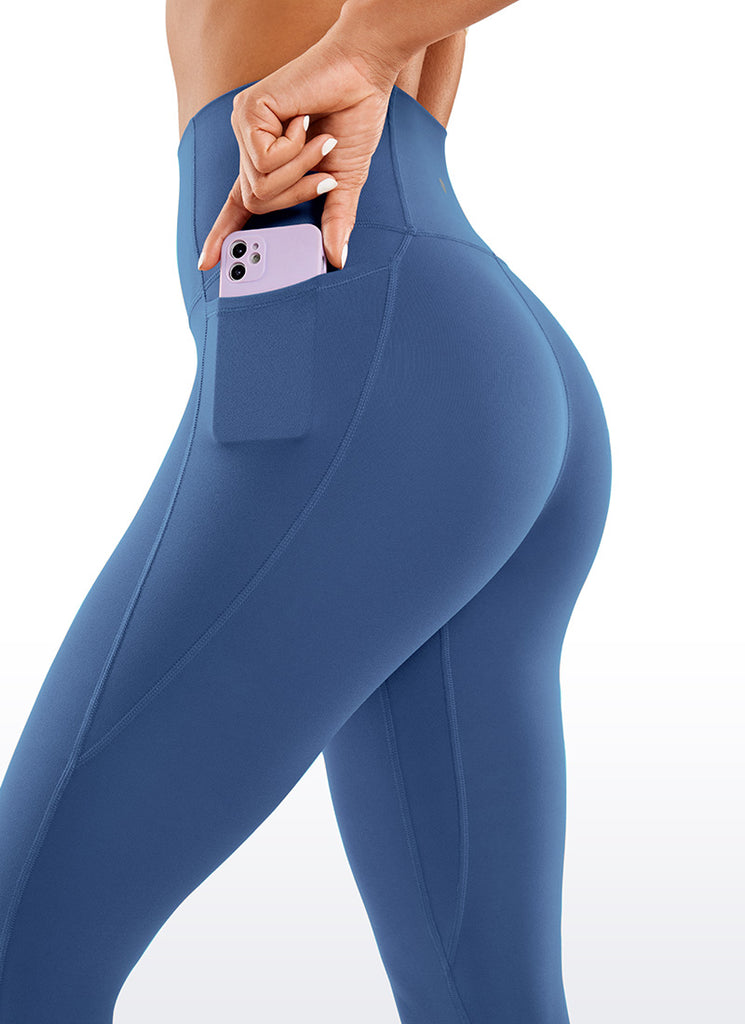 CRZ YOGA Womens Butterluxe Pockets Workout Leggings 30" Olive Green