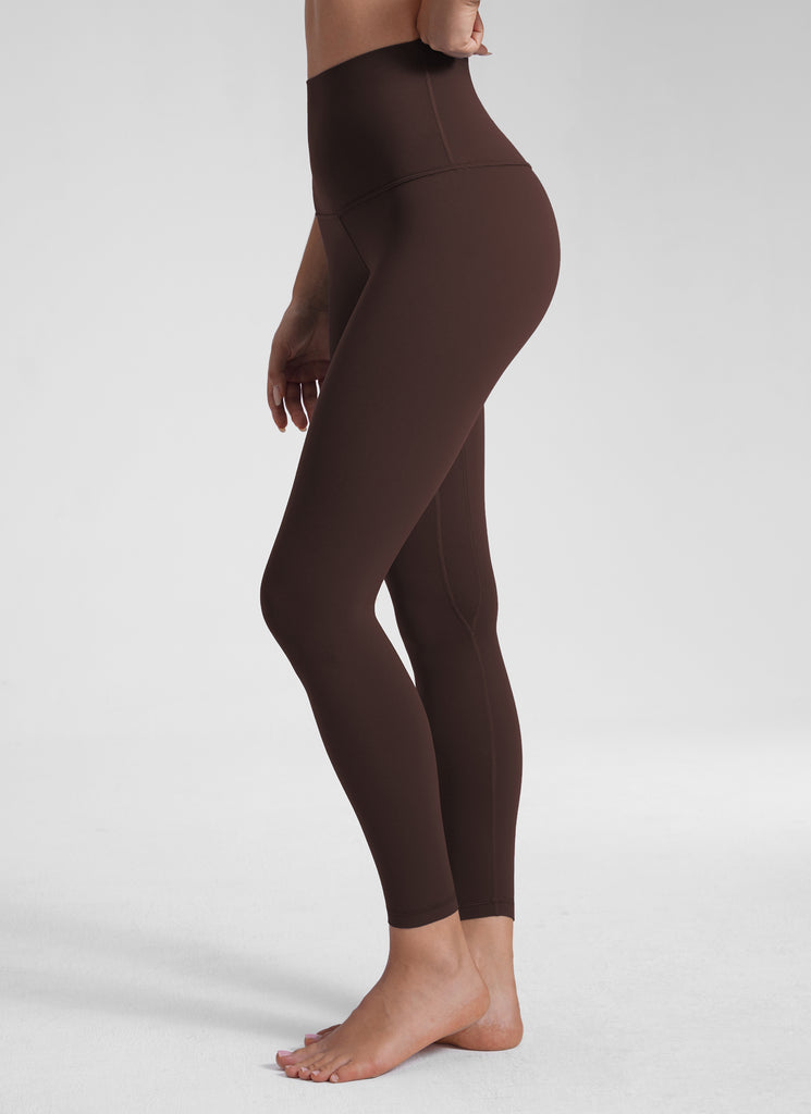 CRZ YOGA Women's Lounge Super High Rise Butterluxe Yoga Leggings 25'' Hot Fudge Brown