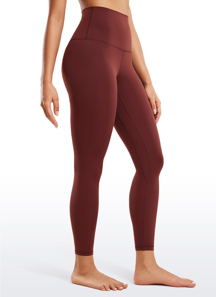 CRZ YOGA Women's Lounge Super High Rise Butterluxe Yoga Leggings 25'' Noctilucence Red