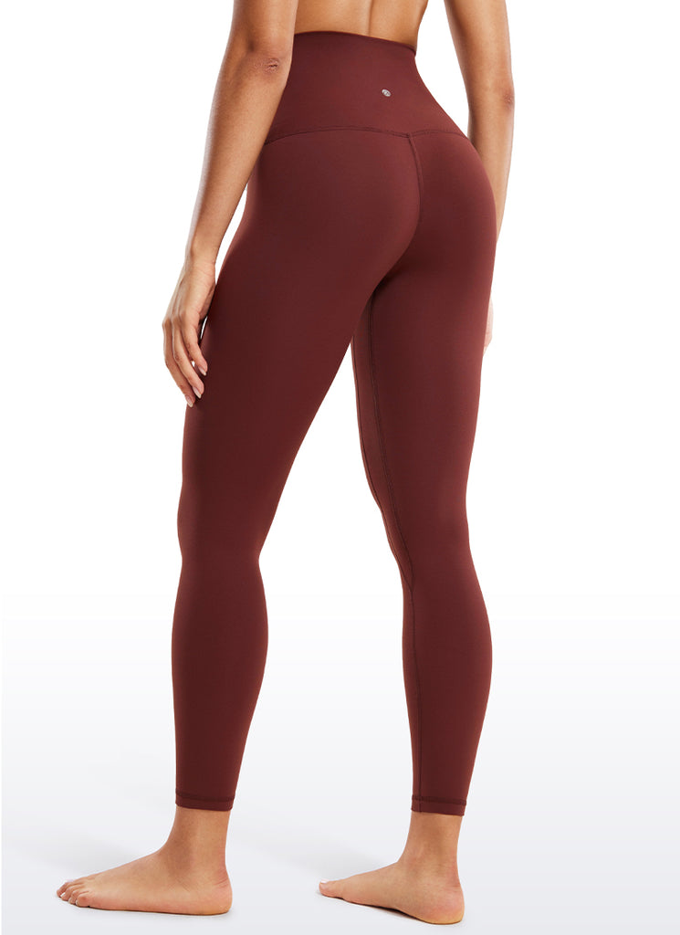 CRZ YOGA Women's Lounge Super High Rise Butterluxe Yoga Leggings 25'' Noctilucence Red