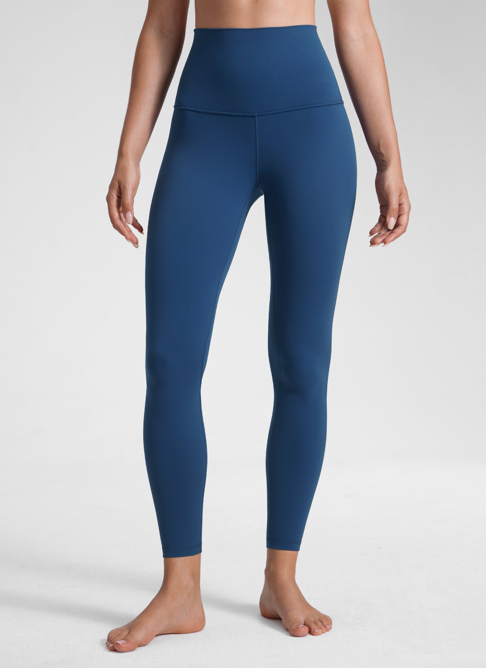 CRZ YOGA Women's Lounge Super High Rise Butterluxe Yoga Leggings 25'' French Navy @model_info:Malisa
