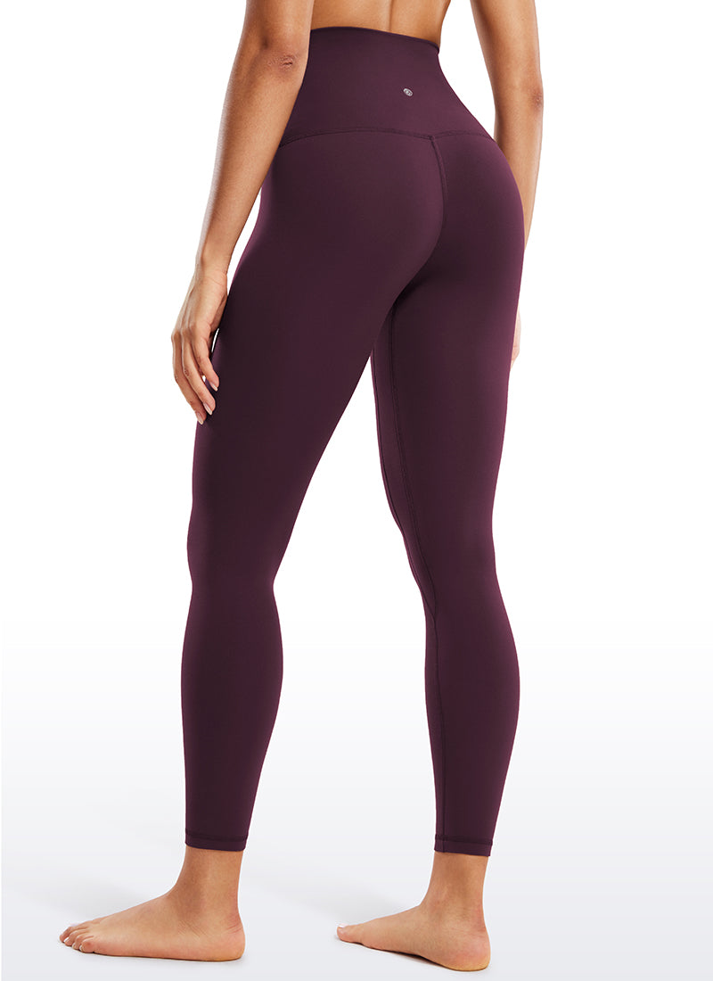 CRZ YOGA Women's Lounge Super High Rise Butterluxe Yoga Leggings 25'' Deep Purple @model_info:Fiona