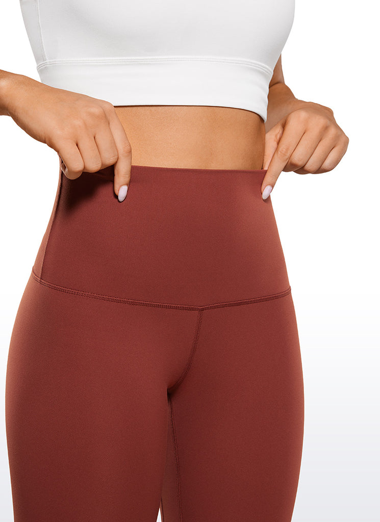 CRZ YOGA Women's Yoga Super High Waist Butterluxe Yoga Leggings 28'' Magenta Purple