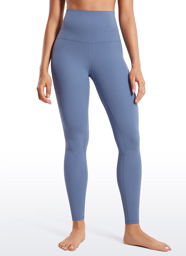 CRZ YOGA Women's Yoga Super High Waist Butterluxe Yoga Leggings 28'' Oasis Blue
