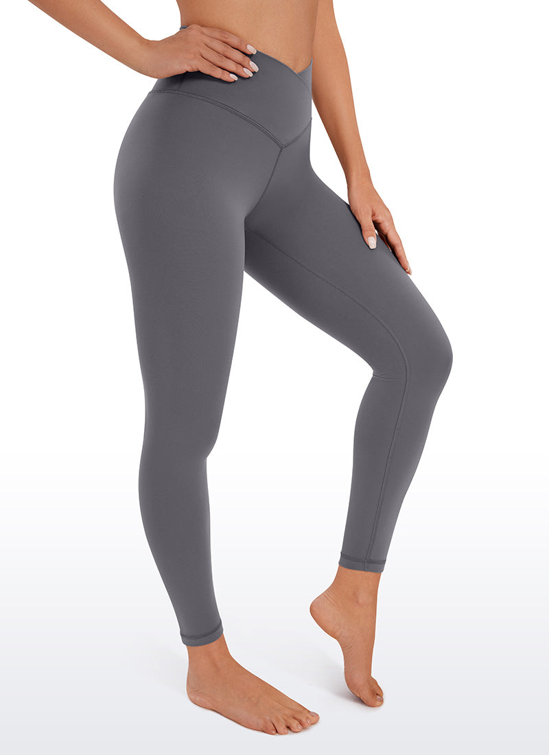 Butterluxe Yoga-Leggings 25'' – V-Taille überkreuzt