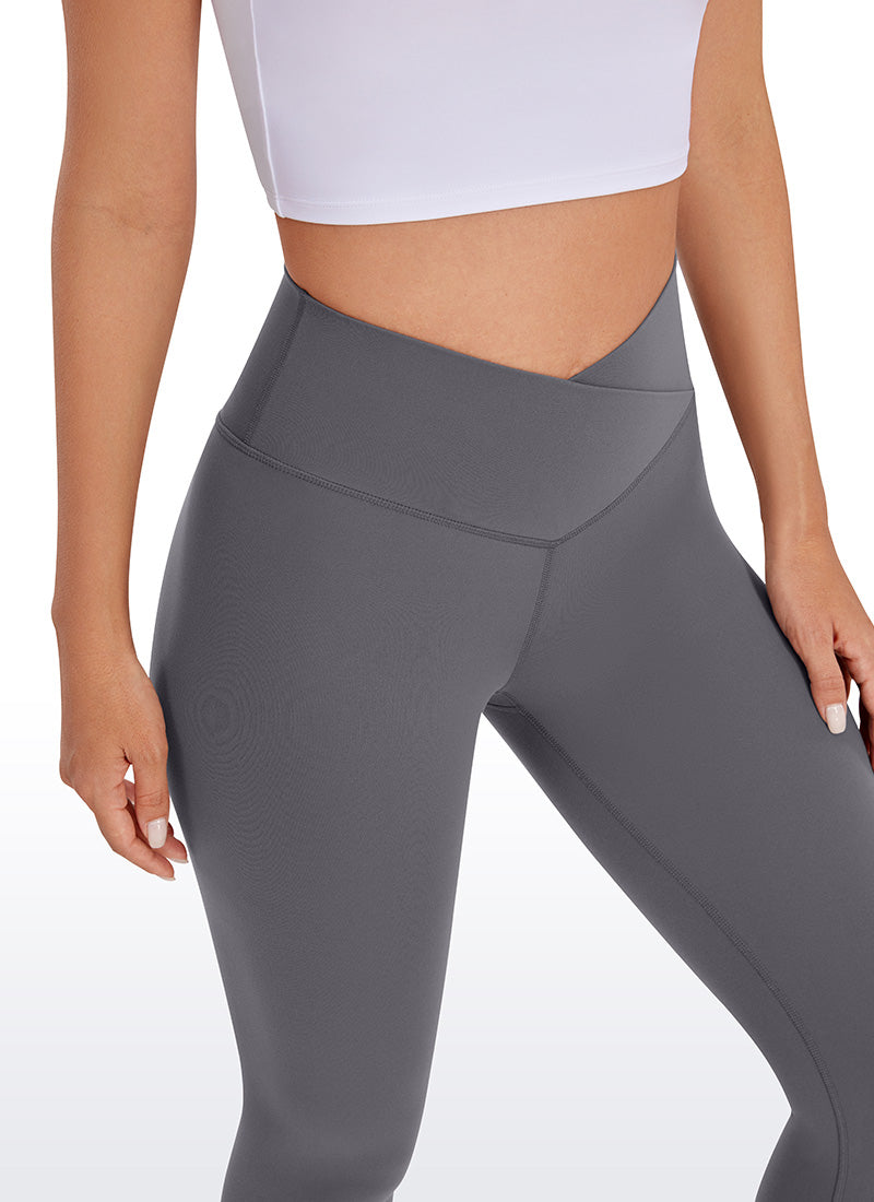 Butterluxe Yoga Leggings 25''- V Cross Waist