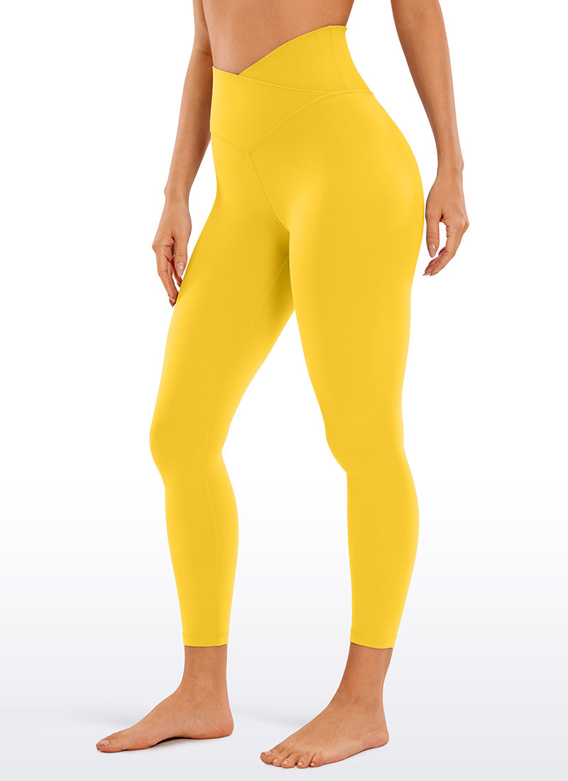 Butterluxe Yoga Leggings 25''- V Cross Waist