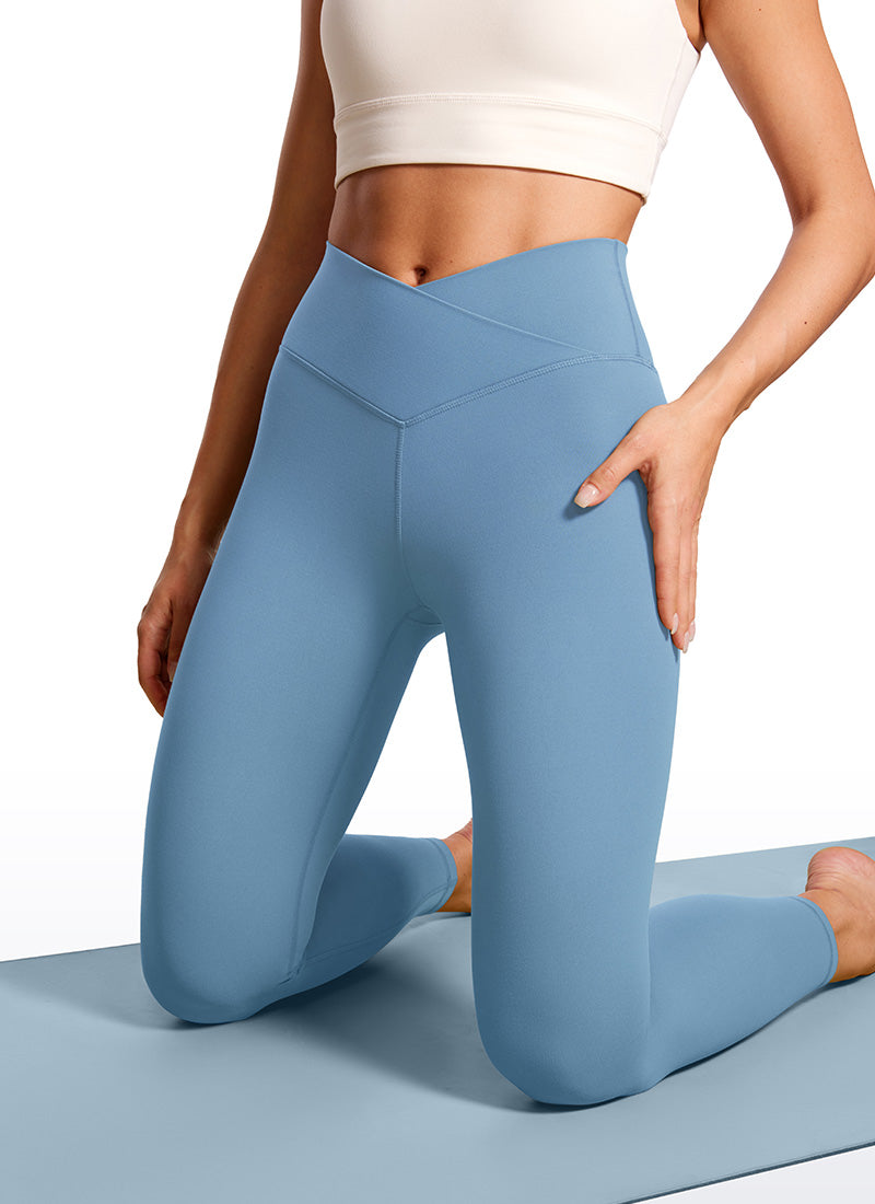 Butterluxe Yoga-Leggings 25'' – V-Taille überkreuzt