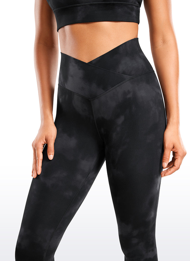 Butterluxe Yoga-Leggings 28'' – V-Taille überkreuzt